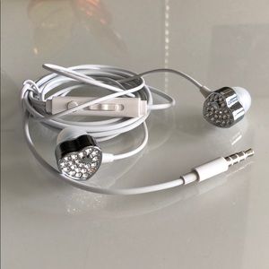Swarovski Crystal Never Used Earbuds